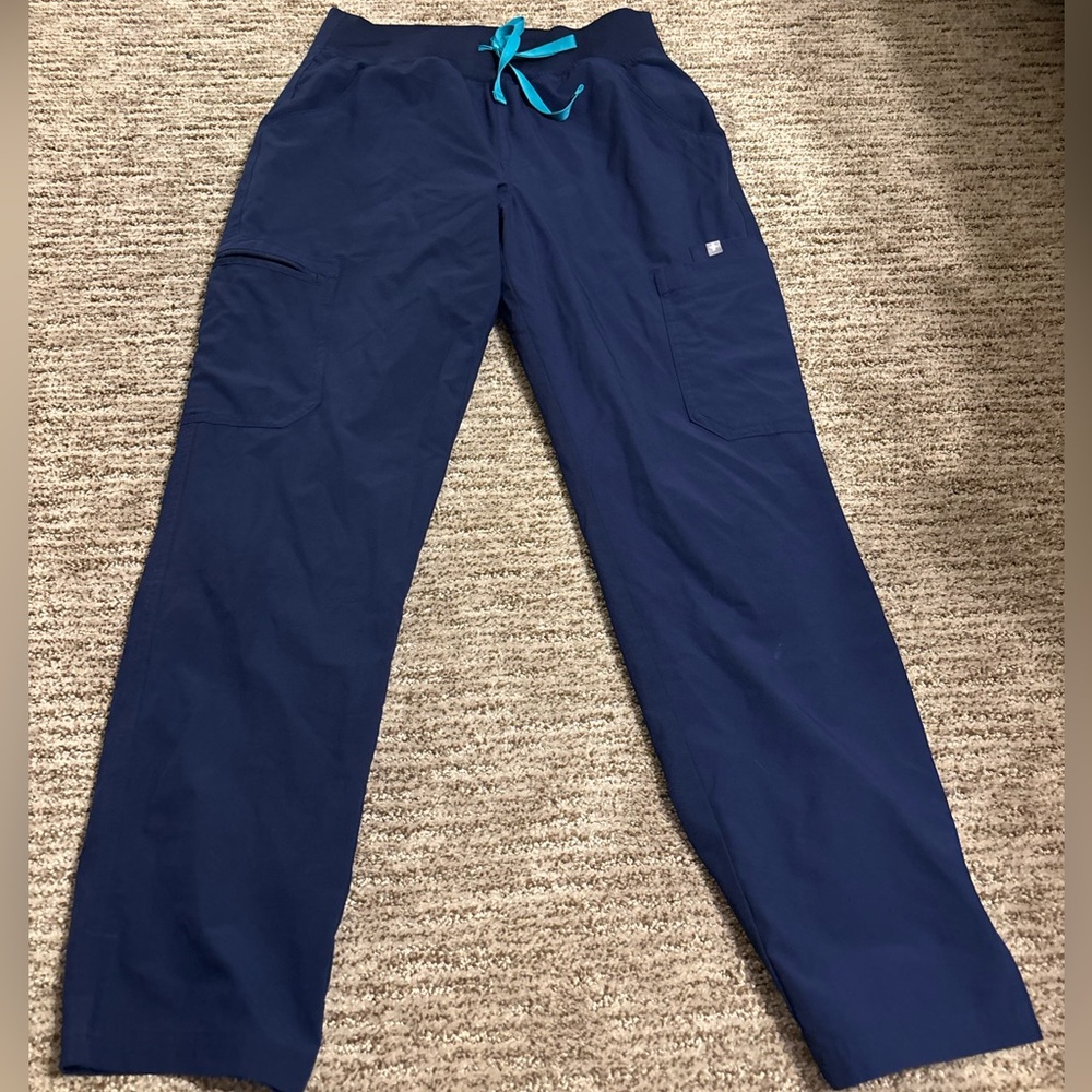 Figs Technical Collection Navy Scrub Pants